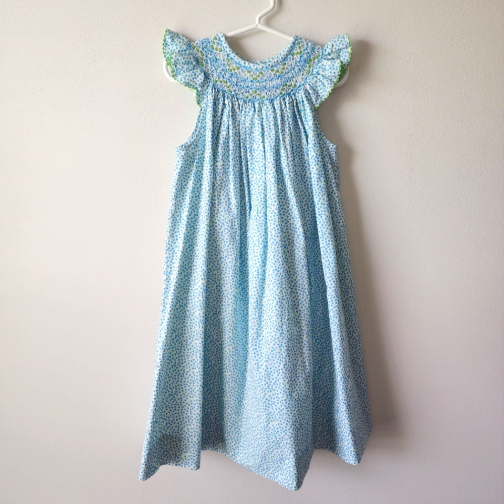 Silly Goose Smocked Floral Dress